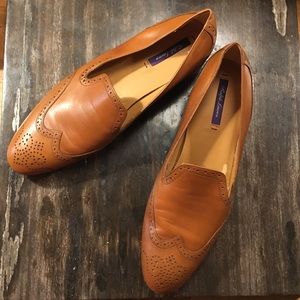 Ralph Lauren purple label Quincy leather loafer